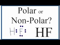 Is HF Polar or Non-polar?  (Hydrofluoric acid)