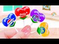 💕 Satisfying Mini Heart Shape Jelly Stick | 1001+ Ways Into Sweetie World 💗 Sweetie Cakes Journey🍭