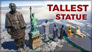 ◄ Tallest statue size comparison ► 3d animation
