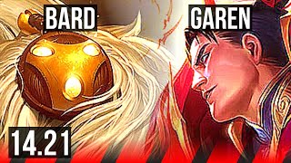 BARD vs GAREN (TOP) | 3/1/10 | EUW Master | 14.21