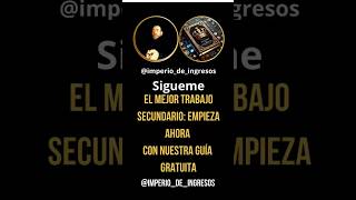 Cómo Empezar en el Mejor Trabajo Secundario: Guía Completa para Ganar Dinero Desde Casa#motivacion