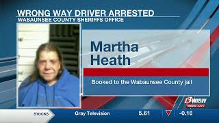 Topeka woman arrested for driving wrong way on I-70 between Shawnee, Wabaunsee counties