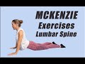 McKenzie Exercises for Low Back Pain