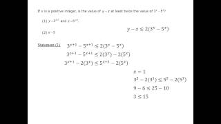 Comparing Exponents with Different Bases - GMAT Free - GFDS163