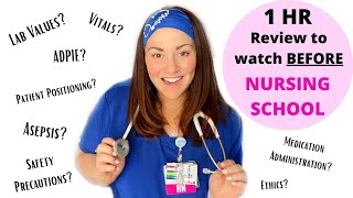 1 HR REVIEW BEFORE NURSING SCHOOL⚕️🧠🩺