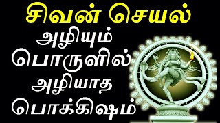 அழியும் பொருளில் அழியாத பொக்கிஷம் - சிவன் செயல் | sivapithan shorts whatsapp video | gobinath