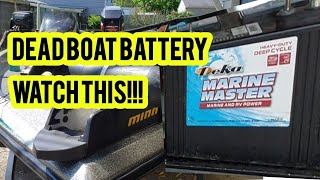 How to fix a dead boat battery (wont charge)