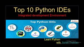 Top 10 Free Python IDEs 2020-21|The Best Python IDEs |The Best Puthon IDEs for beginners