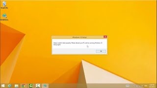 Windows10 How to fix set-up couldn't start properly. Pleas reboot your PC and run set up again