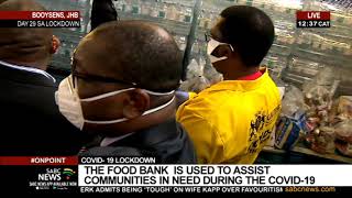 COVID-19 Lockdown | President Ramaphosa arrives at the Johannesburg central food bank