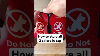 How to store all 3 colors in our tag 🚦 #startingabusiness #smallbusiness #dogfounders #dogbusiness