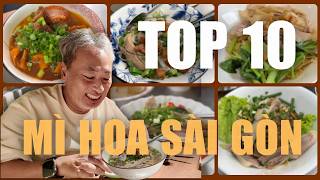 Top 10 Quán Mì - Hủ Tiếu Ngon Ở Sài Gòn | Đạo diễn Nguyễn Quang Dũng