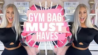 Gym Bag Essentials | What's in my HUGE gym bag? Must haves for the gym!