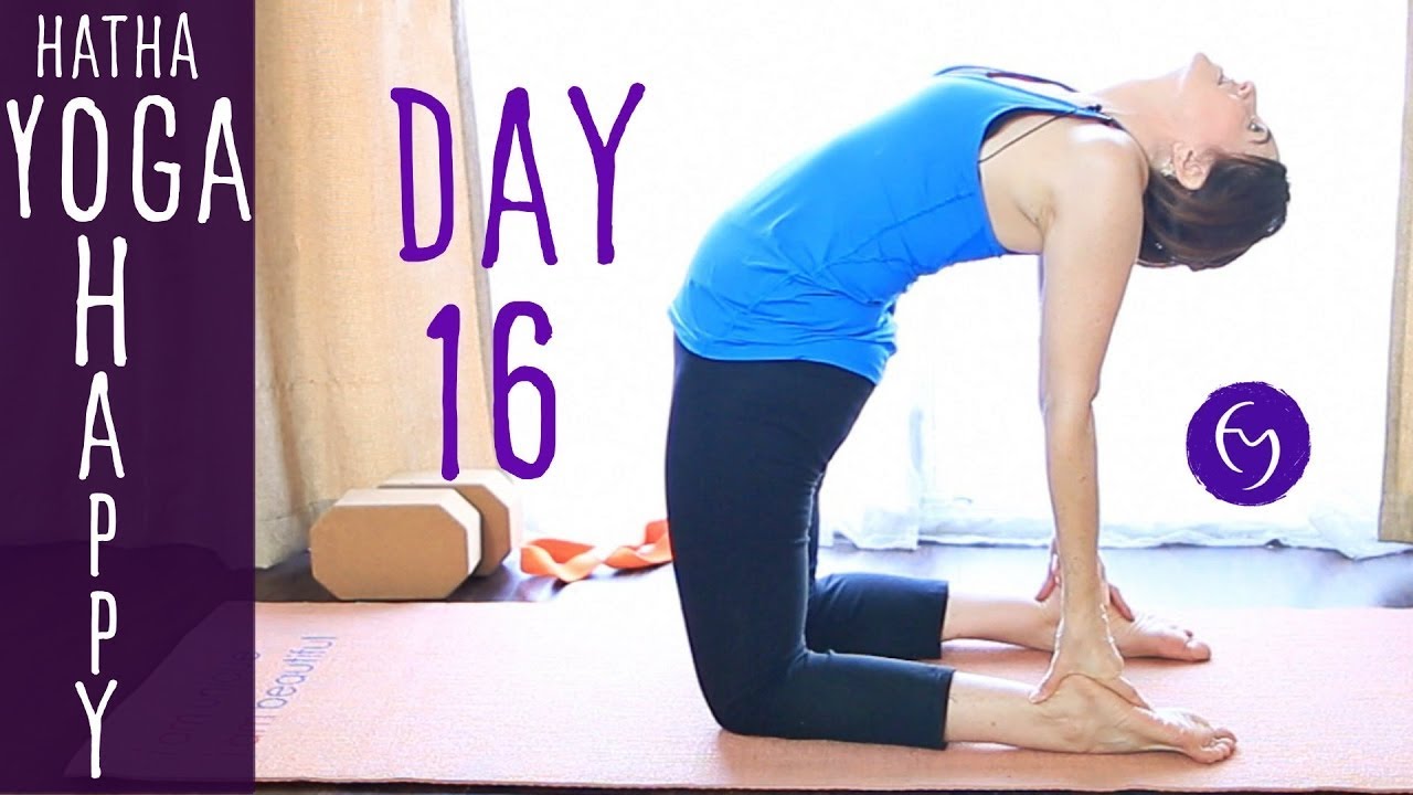 30 Minute Hatha Yoga Happiness Unplug To Recharge Day 16 Fightmaster