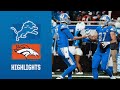 Jared Goff's HUGE game leads the Lions to a win over the Broncos | 2023 Week 15 Game Highlights