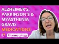 Alzheimer's, Myasthenia Gravis & Parkinson's Medications - Pharmacology - Nervous | @LevelUpRN