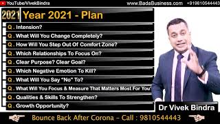 04 How to Make Your New Year Resolution   2021   Dr Vivek Bindra