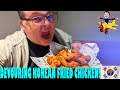 Get Your FRIED CHICKEN on in Korea! Tasting Korean Fried Chicken in Seoul! #friedchicken #koreafood