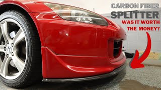 S2000 Front Lip Splitter - Downforce DF-R Carbon Fiber