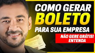 COMO GERAR BOLETO -Melhor banco e cuidado com os boletos grátis!!