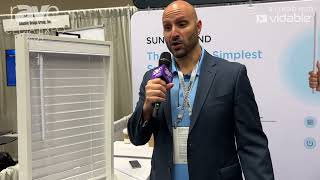 CEDIA Expo 22: Susna Demos the Sunsa Wand Simple Smart Blind System for Retrofit Applications