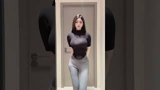 Beautiful girl street fashion outfits style #tiktok #chinesefashion #mejoresstreetfashion #shorts