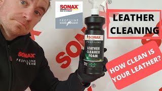 How to deep clean with SONAX leather Cleaner Foam! Simple 2 step!