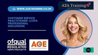 Customer Service Practitioner L2 End Point Assessment Professional Discussion