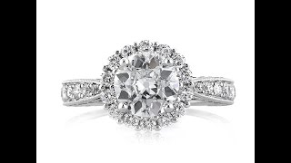 Mark Broumand -  2.31ct Old European Cut Diamond Engagement Ring