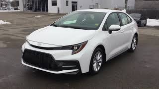 White 2021 Toyota Corolla COROLLA SE CVT Review Brockville ON - 1000 Islands Toyota