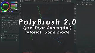 Polybrush Tutorial: Bone mode