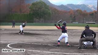 《中学硬式》【ヒット打ったよ】　西川雄也 選手（安芸シニア）  《ＢＳＹ卒団》