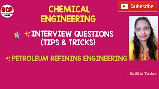INTERVIEW QUESTIONS TIPS & TRICKS ON PETROLEUM REFINING ENGINEERING| IOCL REFINERY| GATE INTERVIEW