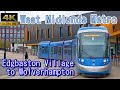 【4K Driver's view】Edgbaston Village to Wolverhampton Station 【West midlands metro】