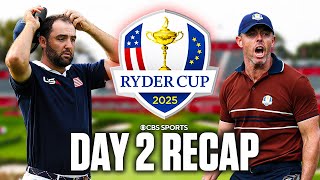 2025 Ryder Cup RECAP: Europe Dominates Day 2, Schefflerâs Struggles Continue, Rory vs. the Fans