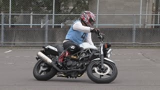 2016 3 27 MSGC Moto Gymkhana Training 白VTR 選手 VTR250