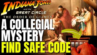 A Collegial Mystery - Find Safe Code - Alessandro's Letter | Indiana Jones and the Great Circle