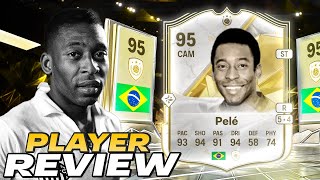 😳95 ICON PELE PLAYER REVIEW - EA FC 25 ULTIMATE TEAM