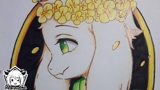 ✎Inking\u0026Colored Asriel - SpeedDrawing