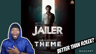 Jailer Announcement Theme REACTION | JAILER BGM | ANIRUDH BEST BGM 2022 | Better than Rolex BGM ?