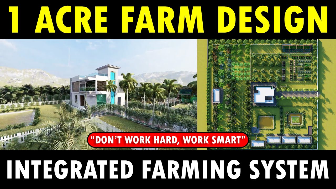 1 Acre Agriculture Farm Design | Integrated Farming System Model | How ...