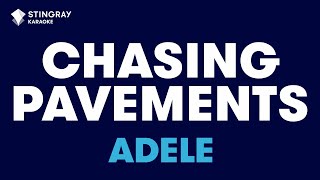 Adele - Chasing Pavements (Karaoke With Lyrics)