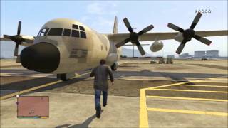 Gta5 グラセフ5 Ps4 グランドセフトオート5 オフラインで空軍から正面突破で戦闘機をチートなしで盗む