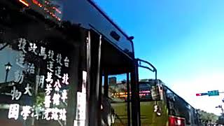 羅斯福路幹線(原236)往捷運動物園站方向路線公車路程搭乘記錄與載客實況攝影(西元2019年09月12日)捷運臺大醫院站→福州街口