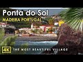 Ponta Do Sol, Madeira Island - 4K City Walking Tour with Real Sounds | Portugal, Ilha da Madeira