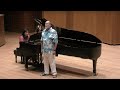 BW Virtual Concert Series: Opening Conservatory Convocation Faculty Recital (Aug. 2019)