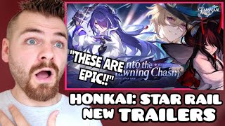 First Time REACTION to HONKAI: STAR RAIL *new* Version Trailer 2.1 + Kyoden Celestia Trailer & MORE!