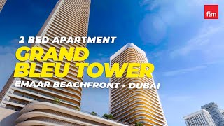 Stunning 2 Bed Apartment in Grand Blue Tower, Emaar Beachfront - Dubai