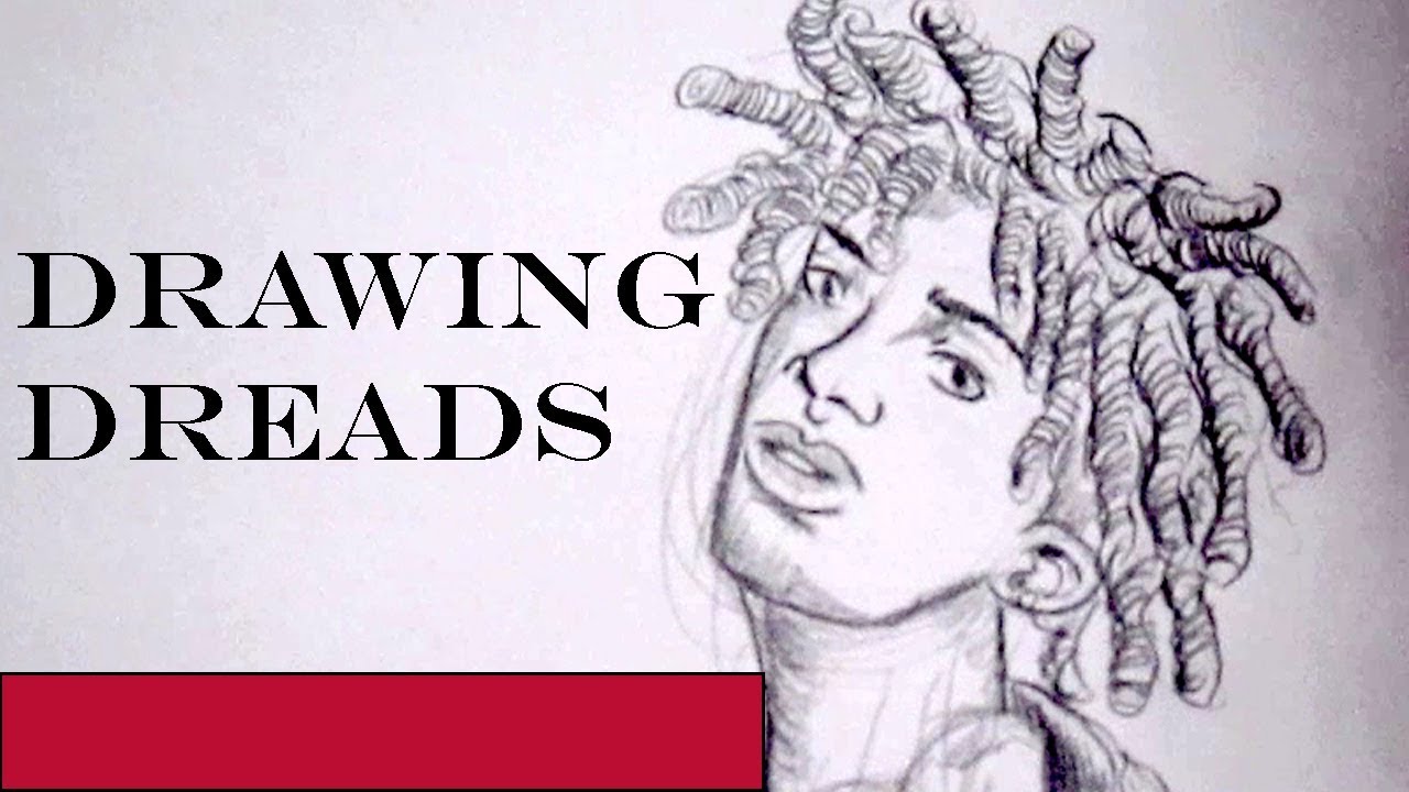 How To Draw Dreads (real Time) - YouTube