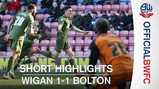 SHORT HIGHLIGHTS | Wigan 1-1 Bolton